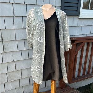 Wallflower Black Midi Dress with Floral Light Jacket Size Small- NWT's